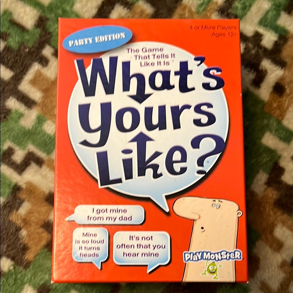 Play Monster—- What's Yours Like? Party Edition Game